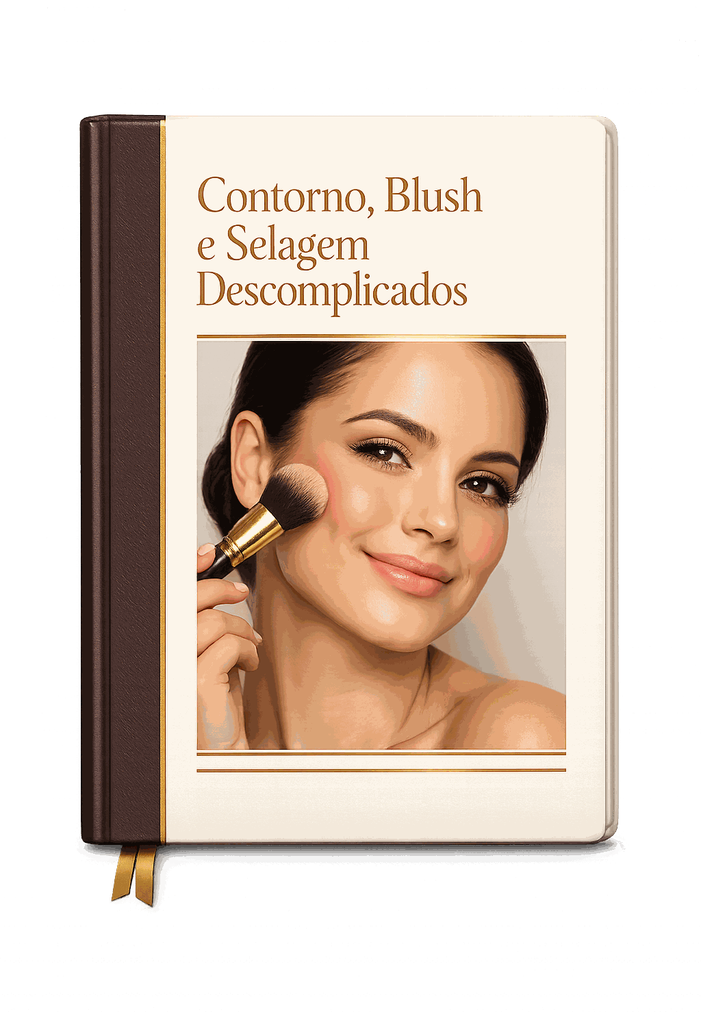 Mockup do material Contorno, Blush e Selagem Descomplicados