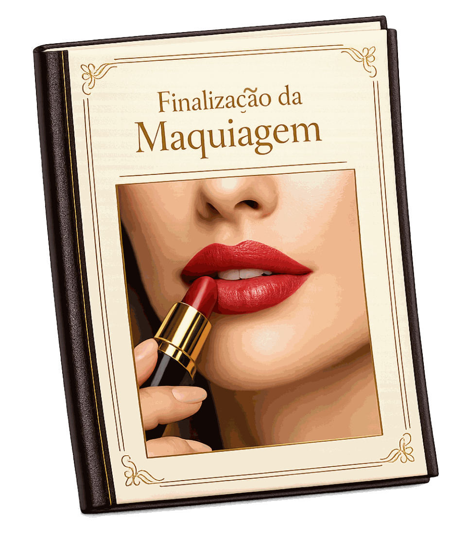 Mockup do material Finalização da Maquiagem